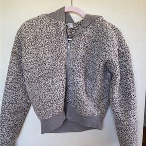 Forever 21 Gray Textured Hoodie
